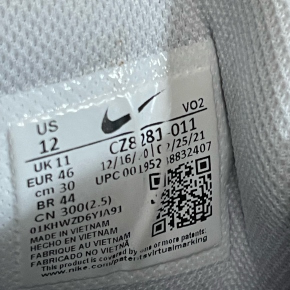 New, worn 3-4 times, Nike Netcon SEVEN React/Hyperlift Fitness shoe, Great cond. - Picture 2 of 4